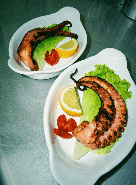 Slow-Cooked Aegean Octopus